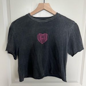 Topshop LoveFool Crop Top